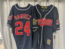 Manny Ramirez 1995 Cleveland Indians World Series Jersey