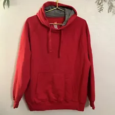 Hanes Nano Hood Red Hoodie Men’s XL Hoodie Pullover Sweatshirt