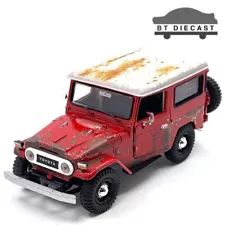 MOTORMAX TOYOTA FJ40 FJ 40 LAND CRUISER 1/24 FOR SALE WEATHERED RED 79323 RRS