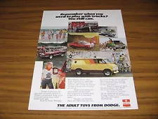 1977 Print Ad Dodge Trucks Four by Four, Warlock, Ramcharger, Street Van