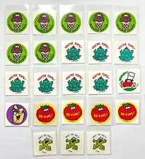 Vintage Trend Glossy Scratch and Sniff Stickers - 23 Stickers Lot