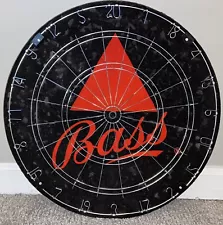 Vintage BASS ALE Beer England Regulation Size Dartboard Pub Bar Dart Board