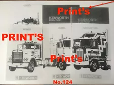 KENWORTH W900 K120 K140 COE 6x Print"s Single P. SALES Flyer "Ship Worldwide"