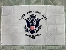 Coast Guard 3x5FT Flag United States Semper Paratus Banner 1790 Seal US Veteran