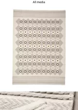 IKEA VÄGNÄT Rug, flatwoven, off-white gray/handmade, 5 ' 7 "x7 ' 10 "