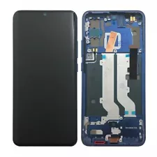 For ZTE AXON 10 Pro OLED Display LCD Touch with Frame Replacement Repair Blue