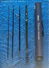 New ListingOkuma Fishing Tackle Corp Nomad NTS-S-904M Travel Surf Rod w/ Blue Carrying Case