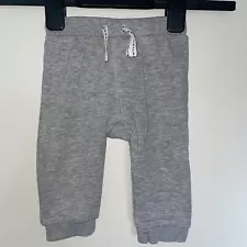 145# Nutmeg Boy’s Plain Grey Joggers Size 3-6 Months *BABY CLOTHING SALE*