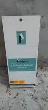 Vintage Wall Mounted Sanitary Napkin and Tampon Vending Machine with Door Key