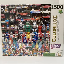 Tin Toys For Sale 1500 Piece Colorluxe Puzzle Brand New Sealed Color Coded Back