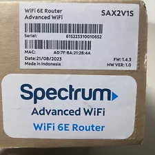 Spectrum Wi-Fi 6E Router Brand New Never Used SAX2V1S