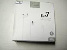 iPhone Earbuds in Plastic Case, Ear7+, IOS 12, Lightning, With Mic., Brand New