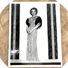 vtg hollywood press photo black white 8x10 sari maritza evenings for sale