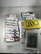 USED RISO Print Gocco B6 Instant Multi-Color Ink Printer Screen Lot