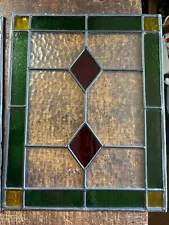 Heritage/Art Deco Leadlight Stained Glass Window/Door Panels 1950's