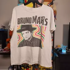 Bruno Mars - White Shirt Size Medium