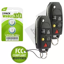 2 Replacement For 2004 2005 2006 2007 2008 2009 Volvo XC90 Key Fob Remote