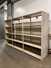 Modern Library Shelving 144"x88"x30" L&T - Mint Condition