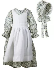 Dress Up America Pioneer Costume for Girls - Colonial Prairie Dress