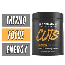 BlackMarket Adrenolyn Cuts Pre Workout Thermogenic Fat Burner 30 Servings New