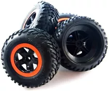 Traxxas 1/10 Slash 2WD Robby Gordon FRONT & REAR Dakar Edition Tires & Wheels