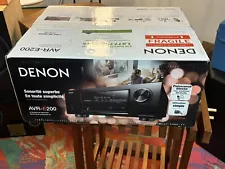 Brand New Still Sealed Denon AVR-E200 5.1 Channel Home Theater Music Receiver