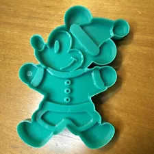 Tokyo Disneyland Christmas Mickey Mouse Cookie Cutter PI-1487 Green 3.25” X 2.5”