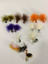 Lot of crappie fishing jigs - basic and more