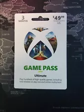 Xbox Gamepass Ultimate 3 Months Gift Card