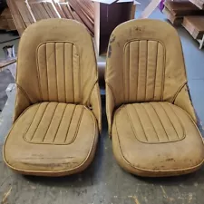 Austin Healey 100-6 BN4 FRONT SEAT PAIR OEM