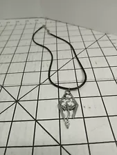 Inspired by Elder Scrolls Skyrim Dragon Pendant Charm Necklace