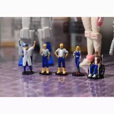 5PCS Small Size Figure 5 Persons Dr. Spike Sparkplug Carly Chip 2.2 - 2.7cm 1/65