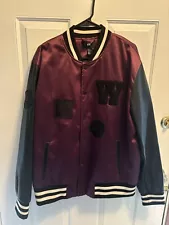 H&M Men's The Weeknd RARE Purple Varsity Jacket Limited Edition SIZE XL