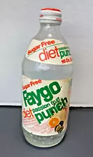 Vintage Faygo Glass Diet Passion Fruit Punch 1 Pint