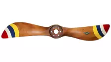 Sensenich Bros WWI Wood Propeller 31" Multi Colored Tips Airplane Aviation Decor