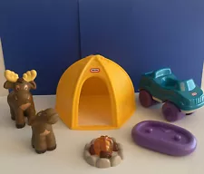 Little Tikes Camping Play Set 5 Original Pieces Plus Raft