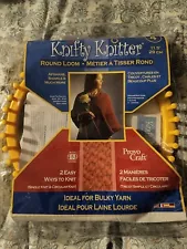 NIB KNIFTY KNITTER-PROVO CRAFT 11.5" ROUND LOOM SET