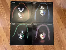 KISS Solo Albums Lot 1978 - All Four Albums on Vinyl