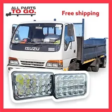 4x6 in" LED Headlights Hi/Lo Beam Led Headlamp for Isuzu NPR FTR KIT OF 2 (For: 1995 Isuzu FTR)