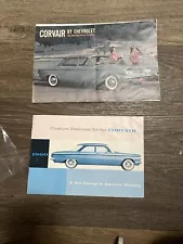 1960 Chevy Corvair Sales Brochure Booklet Catalog Old Original