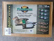 12 Pack Outdoors 1812DPK Masters Series Mallard Decoys Classic Floaters