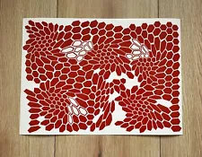 Kryptek sticker Camo decal Criptech red stencil sheet cutted ASG Airsoft spray