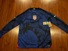 2022 Men’s Nike United States Long Sleeve Away Soccer Jersey XL USMNT US USA