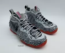 Nike Air Foamposite Pro Premium Elephant Print Men's Size 11.5 Sneakers Gray