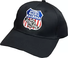 Union Pacific Overl& Route Embroidered Twill adjustable Black Logo Hat [hat123]