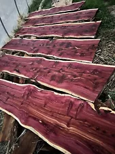 Aromatic Eastern Red Cedar Slabs / KD & Planed / 1” Thick X 10” Wide X 24” Long