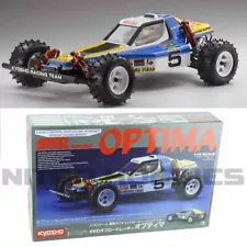 Kyosho 30617C 1/10 Scale Optima 4WD Off Road Racer Buggy Kit w/ Clear Body