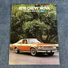 1978 CHEVROLET NOVA ORIGINAL DEALER SALES BROCHURE