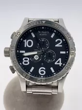 NIXON 51-30 CHRONO black silver good condition