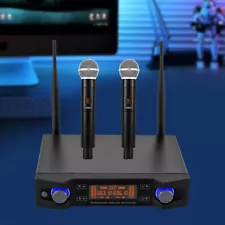 Wireless Microphone System for SHURE SM58 Cordless Mic Set UHF Professional Dual